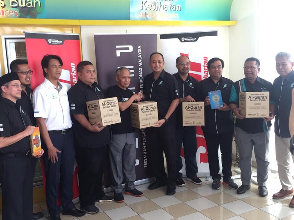 Alhamdullilah, pelancaran program Senaskah Al-Quran Setulus Kasih telah di sempu