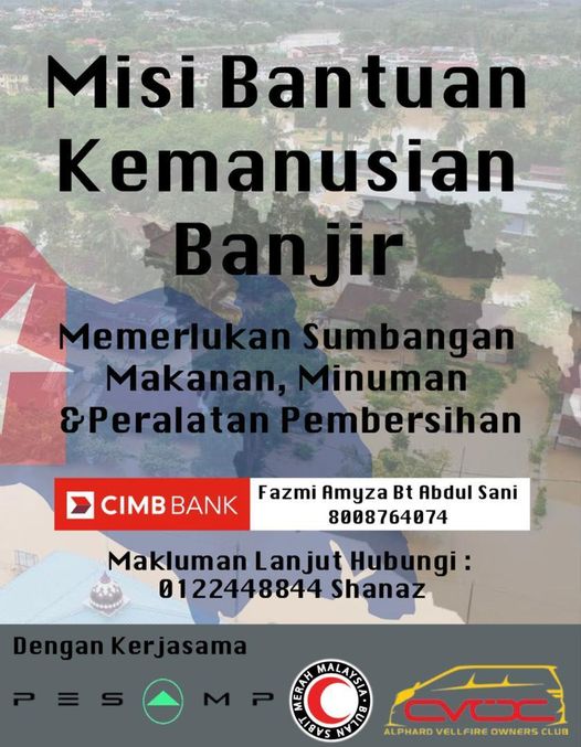 Salam RN yang dihormati. Kita sedia maklum keadaan banjir di pantai timur amat m