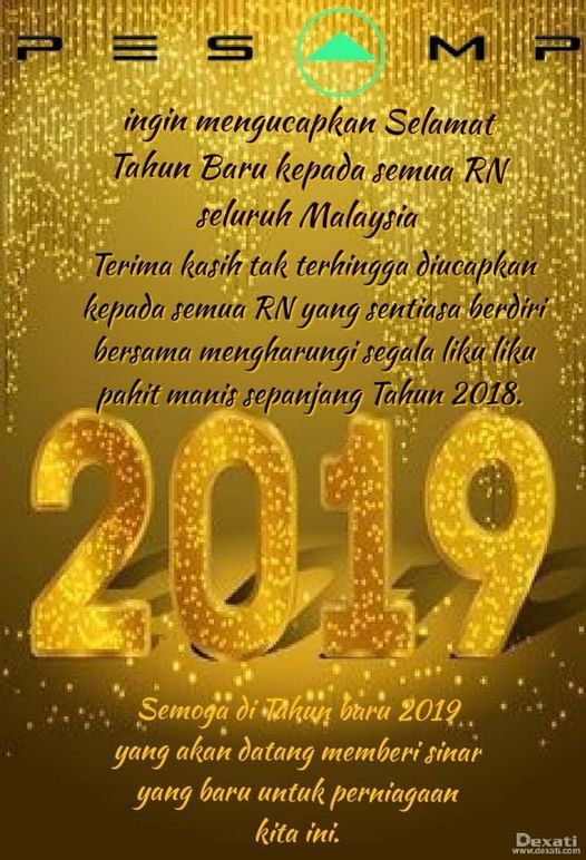 Selamat Menyambut Tahun Baru 2019