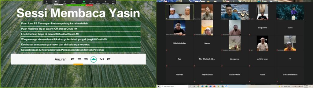 Sessi Yasin Mingguan PESAMP.... terima kasih kepada semua yang turut bersama